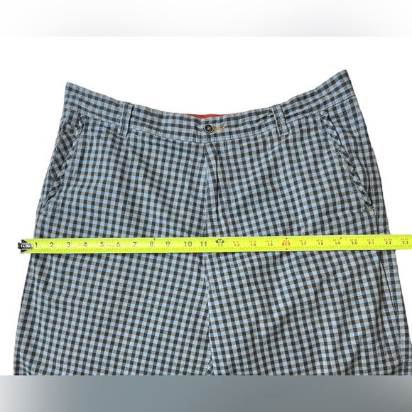 Tommy Bahama Size 36 Men's Shorts Blue Gingham Plaid - Picture 8 of 12